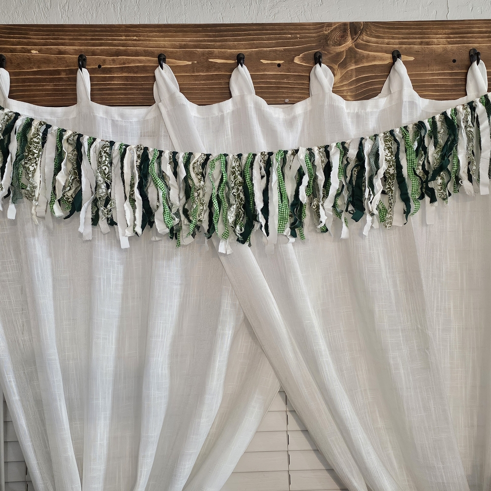 Super Cute "Torn Rag" Garland